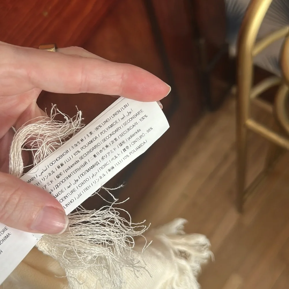 Adolfo Dominguez linen fringe dress - Picture 7 of 7